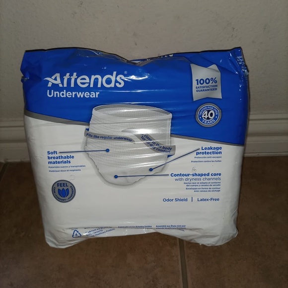 Attends Disposable Underwear Incontinence Aid Unisex size L - Picture 4 of 4